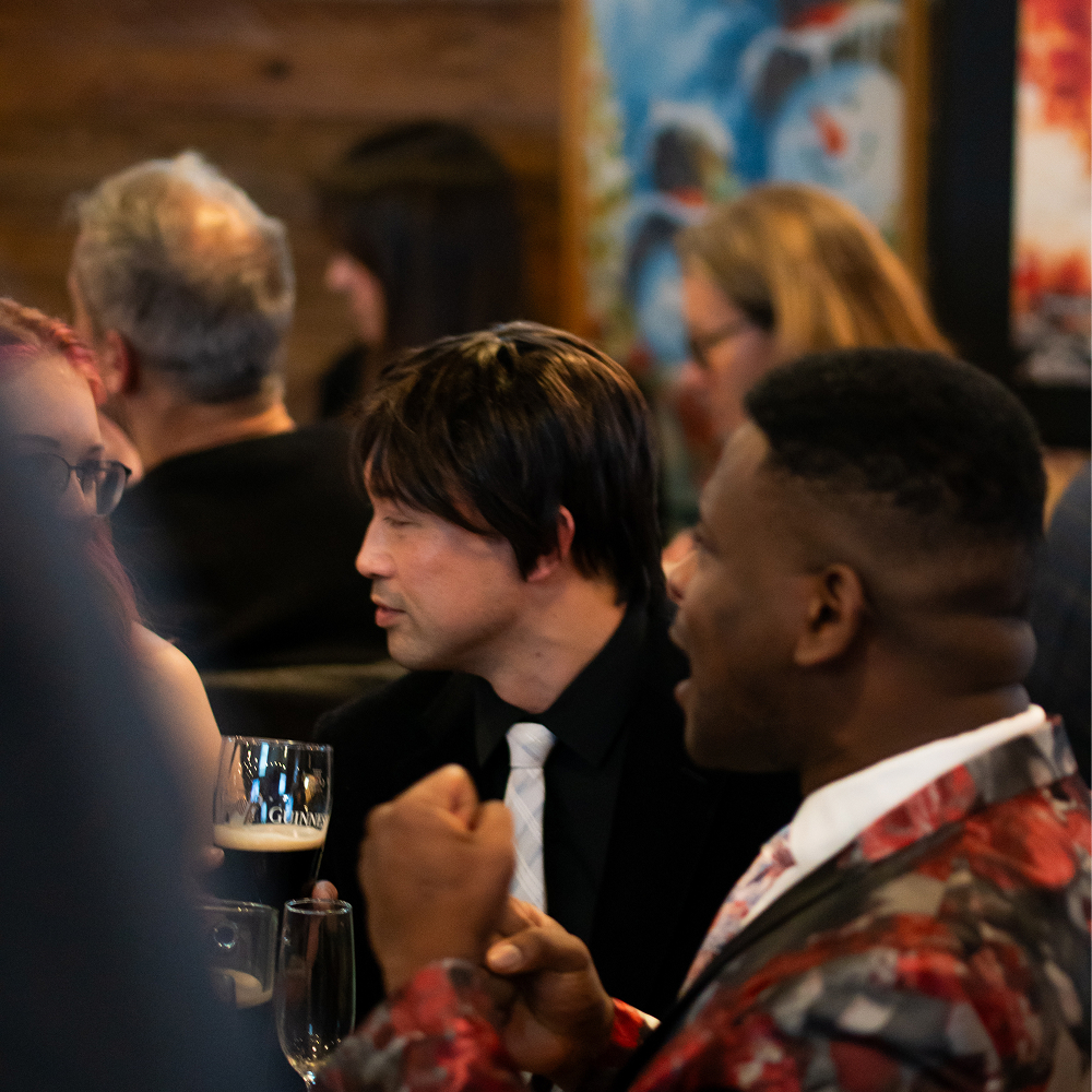 People at the Wasted Wisdom Quiz Nights in Brussels