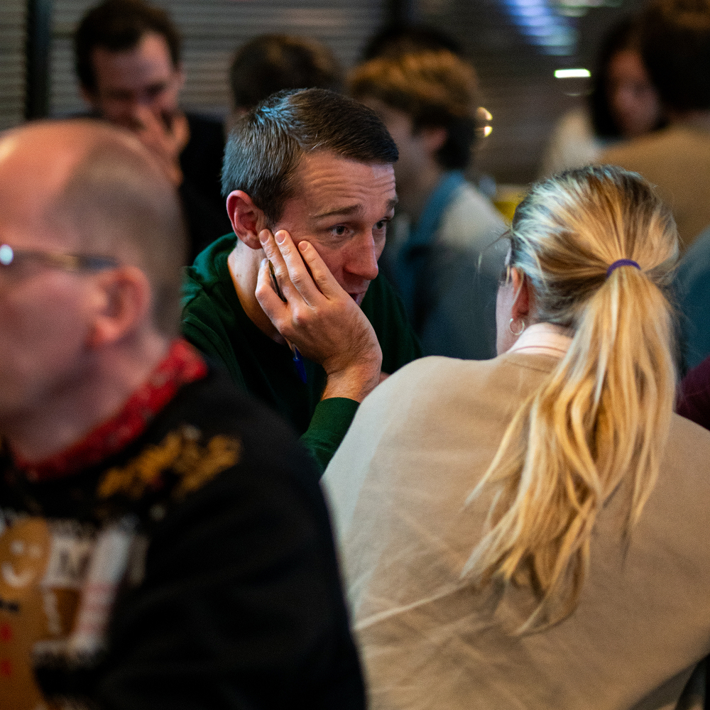 People at the Wasted Wisdom Quiz Nights in Brussels