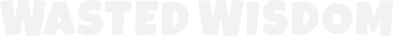 Wasted Wisdom Logo