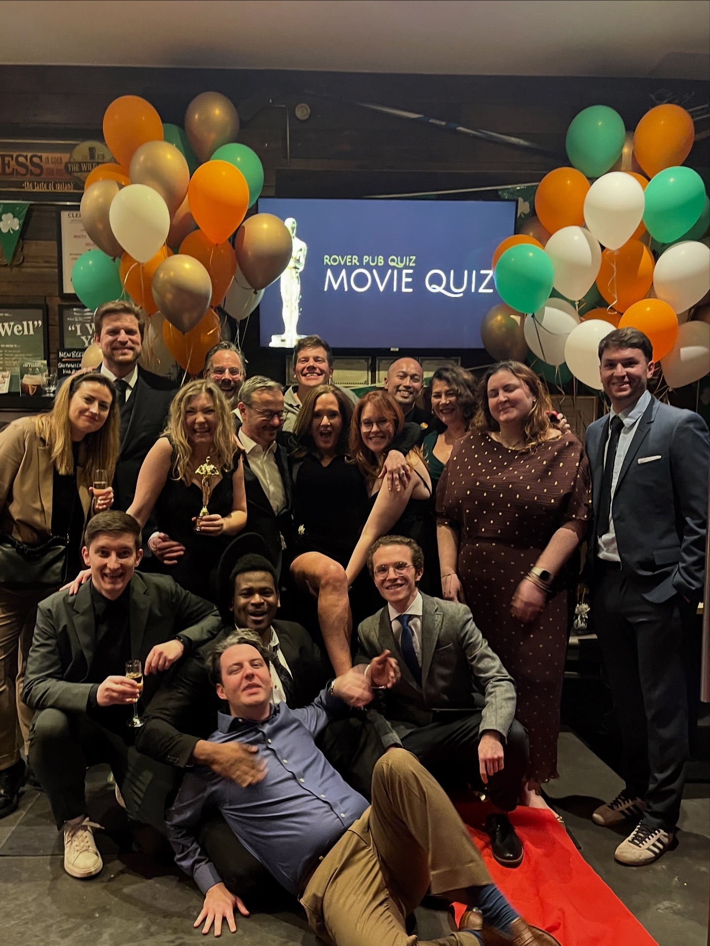 Pub quiz trivia night at The Wild Rover Brussels